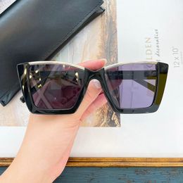 Sunglasses Sunglasses mens designer sunglasses for women sun glasses cat eyes style Anti-Ultraviolet SL570 103OPT Retro Shield lens Plate Square full frame