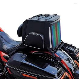 Car Organiser Crelander Motorcycle Tail Bags With Led Display Waterproof Smart App Control Boxes For Luggage Rack