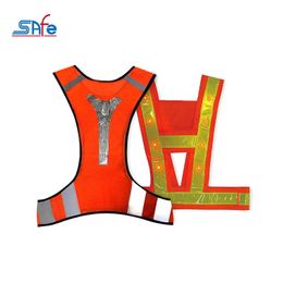 Guaranteed Quality safety vest with led lights security reflective