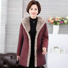 Women's Fur & Faux Real Mink 2022 Winter Jacket Natural Luxury Parka Women Korean Long Coat Female Hooded Parkas MY3613