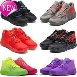 Basketball Shoes OGrick and morty mb01 Baskteball Shoes mens Big Size us lamelo ball la melos mb1 mlamelos mb 01 green red university gold neon t