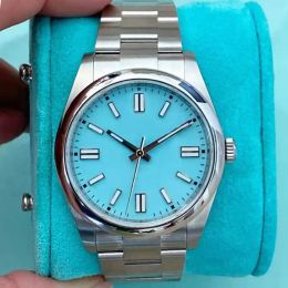 U1 Top AAA Classic Watch Dial Oyster Sapphire Lovers Couples Ladys Men Women Watches Automatic Watches Iced Blue Movement Mechanical Steel Mens Womens Wristwatches