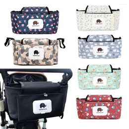 Stroller Parts Large Capacity Baby Organizer Diaper Bag Waterproof Care Accessories Nursing Bottle Cup Holder Mommy Bags