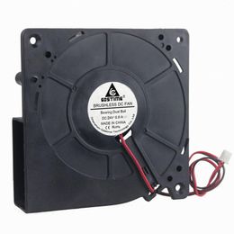 Computer Coolings 1PCS Gdstime 24V 12032 2 Pin 120x120x32mm 12cm Brushless DC Cooling Blower Fan Ball Bearing 5 Inch Big Flow