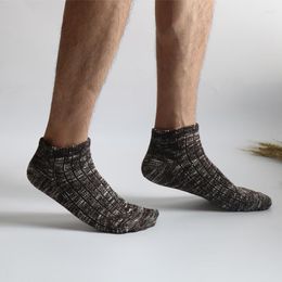 Men's Socks DONG AI Cotton Casual Calcetines Hombre Thick Sock 84 Needle Loose Twist Male High Quality