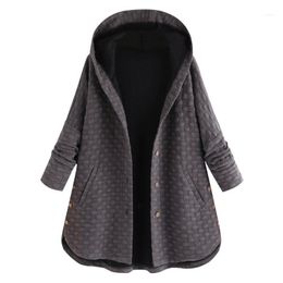 Women's Down Winter Coat Women Oversized Plus Size Vintage Pure Color Button Asymmetrical Hem Hooded Abrigos Mujer Invierno1