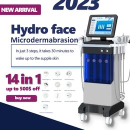 2023 Hydrafaical Microdermabrasion Diamond Dermabrasion Jet Peeling Machine Hydro Facial Peel Skin Care Beauty Instrument