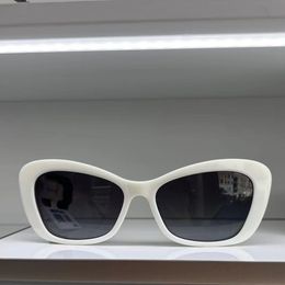 White Grey Cat Eye Sunglasses for Women Summer Shades occhiali da sole Fashion Outdoor UV400 Shades Eyewear with Box