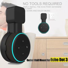 Car Organiser Echo Dot Wall Mount Holder Cord Management Bracket For Alexa 3 Voice Assistants Hanger Space Saving