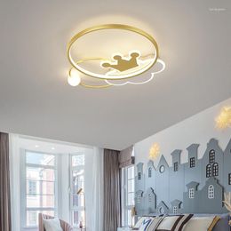 Ceiling Lights Modern Led Cartoon Cloud Shape Remote Control Lamp For Children Room Bedroom Study Indoor Fixtures