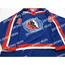 L'hockey universitario indossa Nik1 #9 Gordie Howe Hall of Fame Retro Hockey Jersey Mens ricamo cucito personalizzare qualsiasi numero e maglie del nome