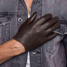 Five Fingers Gloves Breathable Soft Fashion Classic Goatskin Autumn Unlined Touch Screen