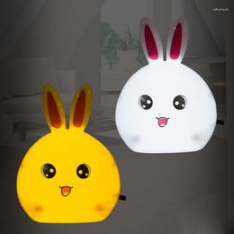 Night Lights Mycyk US Plug Cartoon Energy Saving Light LED Switch Wall Lamp Baby Sleeping Bedroom Bedside