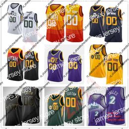 Basketball Jerseys 2022 Printed Donovan Mitchell Rudy Gobert Bojan Bogdanovic Mike Conley 00 Clarkson Joe Ingles Derrick 15 Favors Jersey City