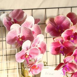 Decorative Flowers 50%1Pc Faux Orchid Plant Natural LifelikeS1 Household Products Artificial Plants Decoration For Stores