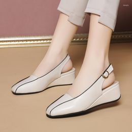 Sandals High Quality Women's Oxford Brand Loafers Casual Shoes Wild Driving 2022Spring/Summer Styles