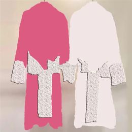 Luxury Colourful Baroque Women Mens Bathrobe Home Unisex Sleep Robes Bath Night Robe Couple Letters Printed Sleepwear Gowns Bathrobe Gift With Tags Wholesale