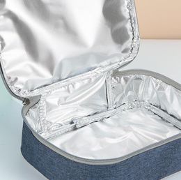 Aluminum Foil Lunch Box Bag Bento Portable Food Storage Picnic Bag Insulation Bags