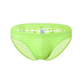 Wholesale See Through Men's underpants Low Rise Mesh Transparent Sexy briefs 7 multi Colours C606