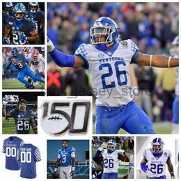 Ncaa Kentucky Wildcats College Football Jerseys 2 Tim Couch 24 Christopher Rodriguez Jr 10 Asim Rose Jr