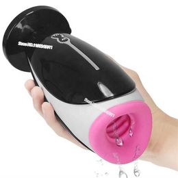 Sex toys massager Automatic Male Masturbation Electric Man Toys Vibrating Hands Free Masturbator Cup
