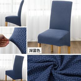 Chair Covers Polar Fleece Fabric Long Back Cover Big Size Europe Style High Seat Universal Home Restaurant El