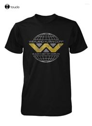 Мужские рубашки T BNWT Печатный принт Weyland Yutani Aliens World Globe Shirt Scxl Tee