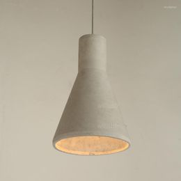 Pendant Lamps Willlustr Cement Lamp Dinning Room Kitchen Island El Restaurant Bar Concrete Hanging Light Modern Suspension