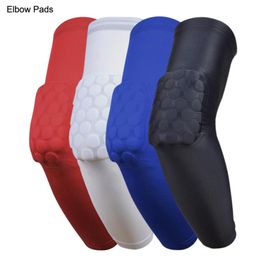 New Brand Sport safety basketball Arm pads Anti slip honeycomb pad elbow Guard support calf compression arm sleeve Sport Protector262F