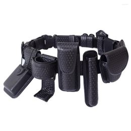 Waist Support Duty Belt Kit Multifunctional Rig Tactical Military Training Guard Includes Pouches