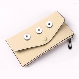 Charm Bracelets Luwellever Aging Treatment Bag Snap Button Purse Pu Leather Wallet Bags Charms Bracelet Jewelry For Women Fit 18mm