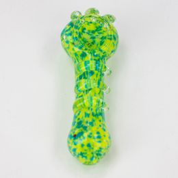 Colourful Hand Claw Pipes Pyrex Thick Glass Portable Design Spoon Philtre Dry Herb Tobacco Bong Handpipe Handmade Oil Rigs Smoking Cigarette Holder