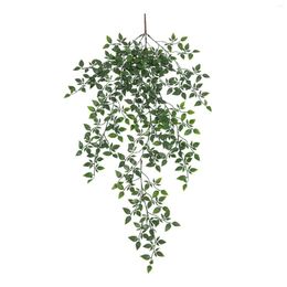 Decorative Flowers Artificial Mandala Vines Fake Vine Plant In Pots Weeping Greenery Indoor Outdoor For Door Shelf Wall Decor