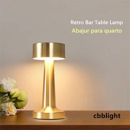 Touch LED Charging Table Lamps Creative Dining Hotel Bar Coffee Indoor Lighting Outdoor Night Light Living Room Decorative Desk Lamp LRG016
