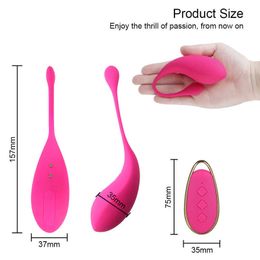 Vibrator Sex Toy Jump Powerful Kegel Balls Love Egg Wireless Remote Control Vibrating Female Wearable G-Spot Vibrator LLAJ 6XA8