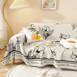 Blankets Nordic Throw Blanket Cotton Letter Print Sofa Towel For Beds Ethnic Leisure Bedspread Soft Sheets
