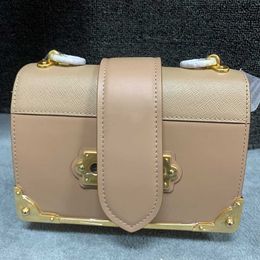 5A Cahier leather bag 1BD045 Square Pack Shoulder Bag Crossbody Package Women Designer Wallet Handbags Vintage metal finish calfskin interior sheepskin