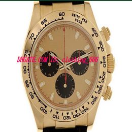 Top Quality Luxury Watches Leather Bracelet 40mm Ref 116518 UVP 21 700 Mechanical Automatic Fashion Men's Wristwatch251l