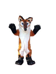 2022 Mascot Costumes Animal Brown Husky Dog Fursuit Animal Costume Outfits Adult Women Men Cartoon For Carnival Festival Commercial Dress