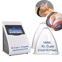 Portable Slim Equipment new 180ML XL cup buttock lifting machine 34 cups vacuum therapy breast enlargement butt lift machine