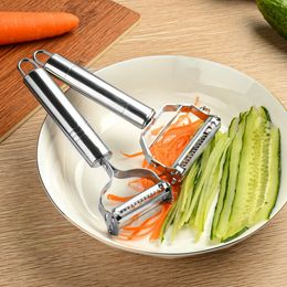 Stainless Steel Peeler Fruit Vegetable Tools Melon Potato Carrot Cucumber Multifunction Grater Julienne Slice Home Kitchen Tool ss1213