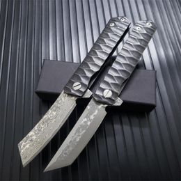 2Models TWOSUN Razor Combat Folding Knife Outdoor Hunting Self Defence Tactical EDC Pocket Knives Damascus AD15 EDC Tools