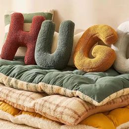 Pillow A-Z Lovely Cartoon English Letters Kids Room Decorative Couch Sofa S Teaching Words Tools