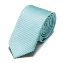 Bow Ties Men Novelty Mens Neck Slim Tie Turquoise Blue Neckties Cravat Fashion Ascot Solid Color Wedding Business