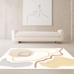 Carpets Simple Wabi-sabi Carpet Living Room Coffee Table Home Decoration Nordic Bedroom Bedside Rug Entry Door Corridor Doormat