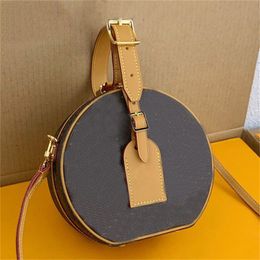 Mini Petite Boite Chapeau Designer Tote Shoulder Bag Women Handbag Fashion Woman circular Crossbody Bags Genuine Leather Luxury Crossbody Purse