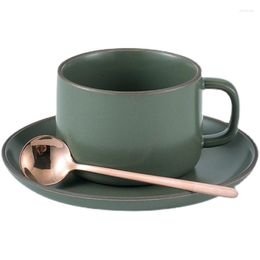 Coffee Tea Sets Nordic Matte Set Home Retro Afternoon Scented Cup Ceramic