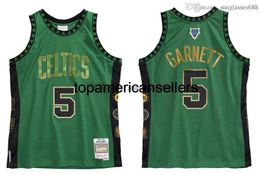 Stitched Kevin Garnett Jersey S-6XL Mitchell & Ness HOF Hall Of Fame 1995-2016 Mesh Hardwoods Classics retro basketball jerseys Men Women Youth