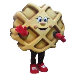 Promotion Quality Maskottchen Waffel JM Smucker Maskottchen Kostüm Erwachsene Cartoon Anzug Outfit Eröffnung Business Eltern-Kind-Kind-Kampagne