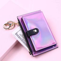 Wallets Laser Women PVC Zipper Coin Wallet Purse Mini Small Bag Fashion Money Holder